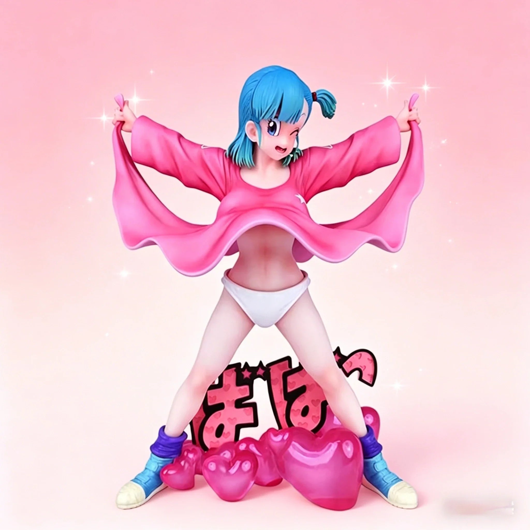 Dragon Ball Bulma Actionfigur PVC-Modell Statue Dekoration Anime Peripherie Zweidimensionale Schöne Mädchen Geschenk für Anime-Liebhaber