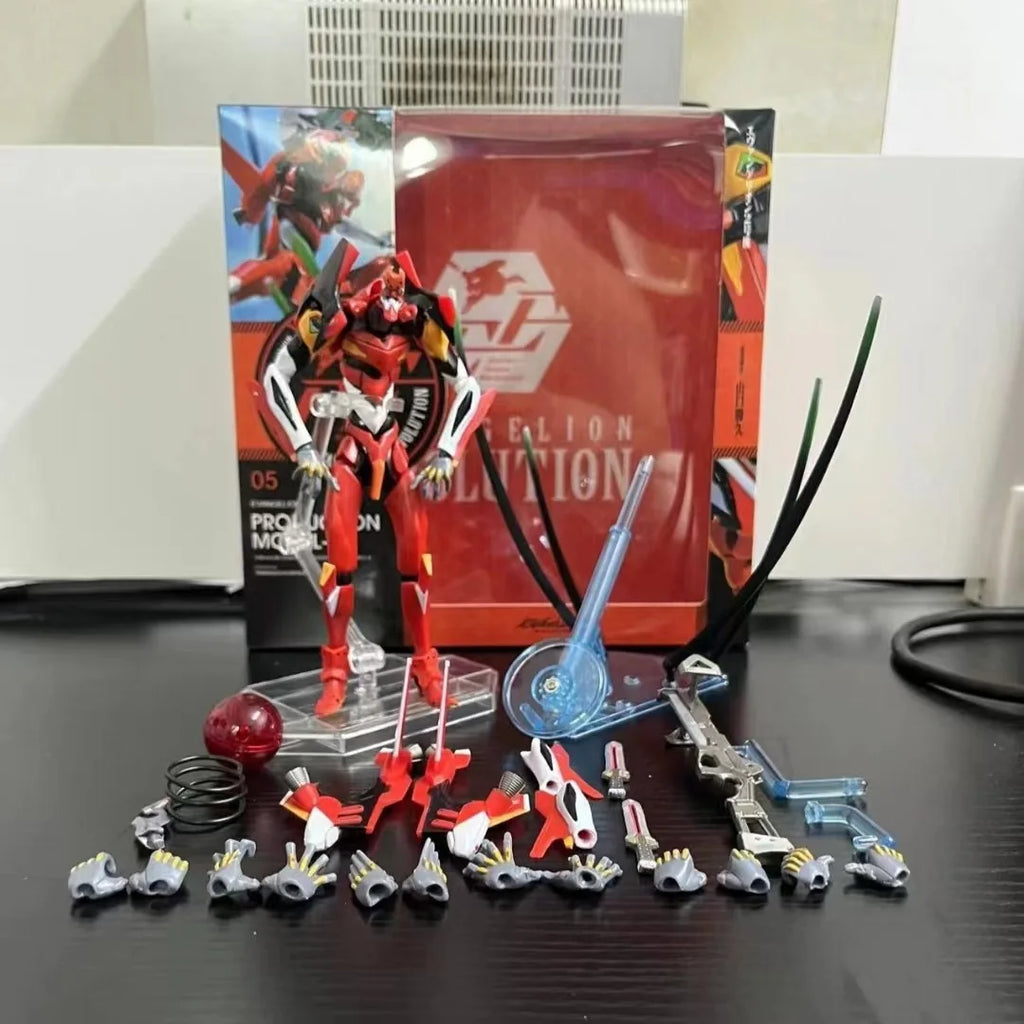 Bandai Boxed 23CM New 2025 Anime EVA 02 MAF005 Figure PVC Model Toys Doll Collect Ornaments Gifts
