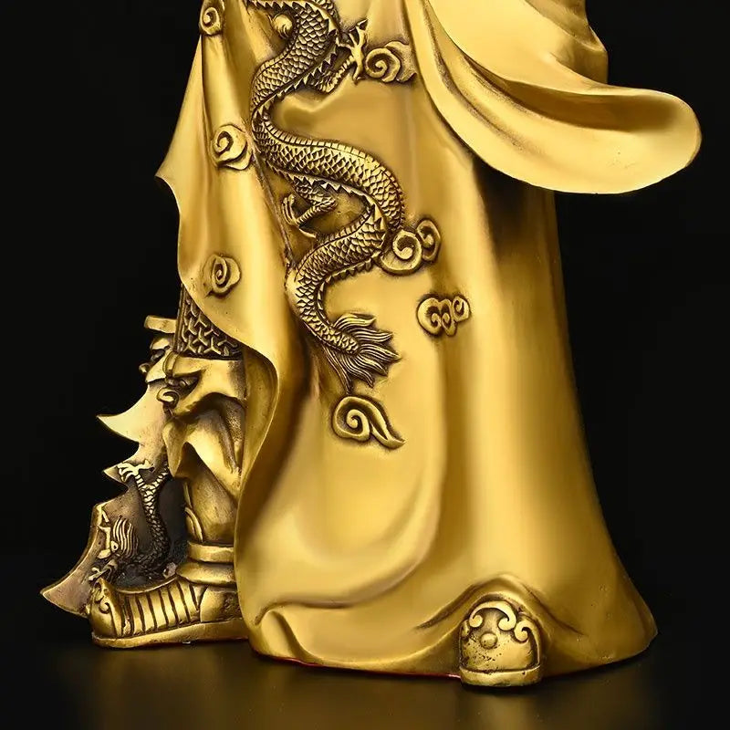 Copper Tobao God of Wealth God of Guan Gong Statue Decorative Attracting Wealth Home Furnishings Gifts