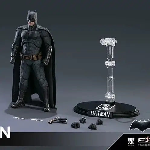 New Original Fondjoy 1/9 Bvs Batman Figure Dc Justice League Figures Big Ben Batman Figurine  Pvc Model Joint Movable Toy Gifts