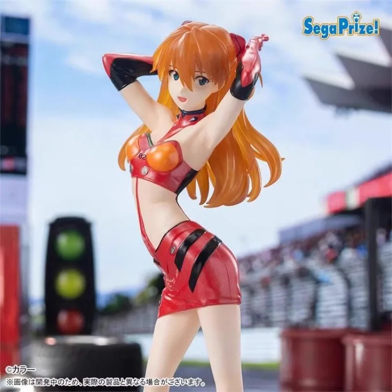 In Stock Original Luminasta Evangelion Soryu Asuka Langrey Pit Walk Action Figures Toys Collection Gifts Models Ornaments