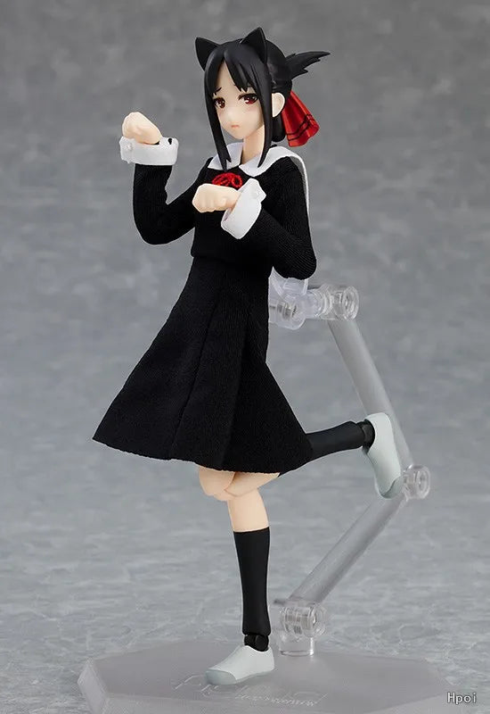 Original Max Factory Figma#539 Miss Kaguya Wants Me To Confess My Love Shinomiya Kaguya Anime Figure Model Toy Gift Collection