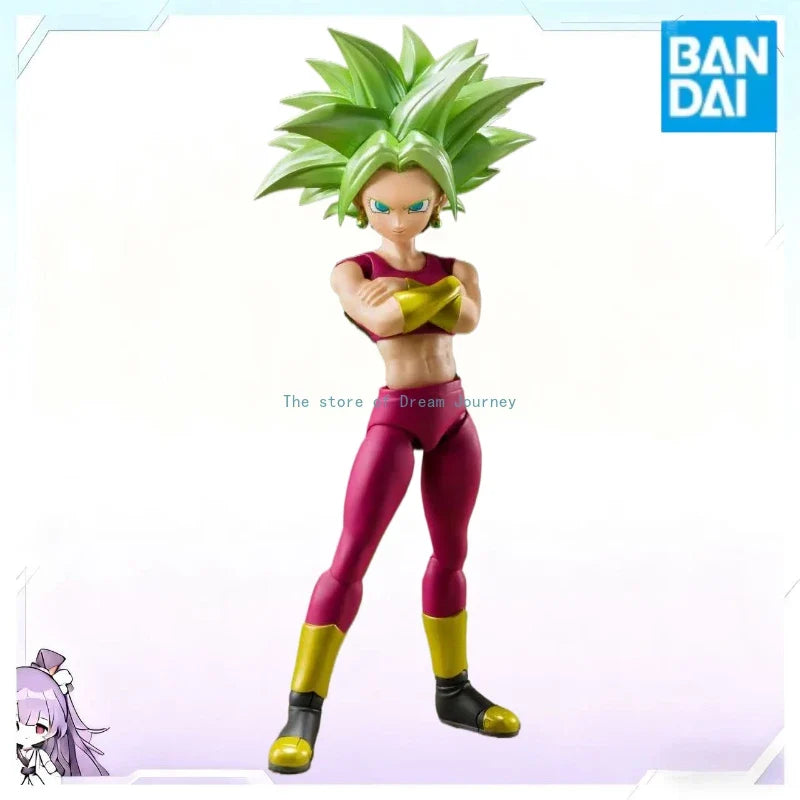 In stock Bandai SHF Dragon Ball Super Fusion Female Saiyan Opening Kefla Female Broly Action Figure Collectible Gift