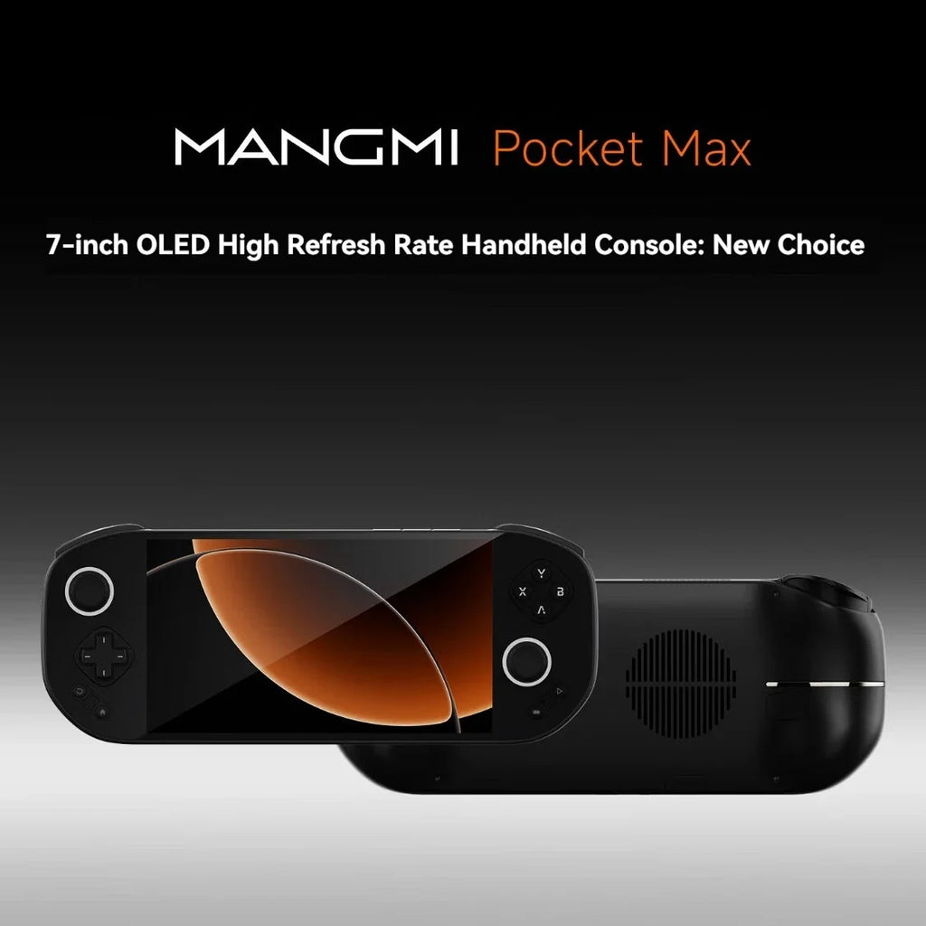 MANGMI Pocket Max Handheld Game Console 7 Inch 144hz Oled Screen Snapdragon 865 Hall Trigger 8000mah 8+128gb Retro Game Console