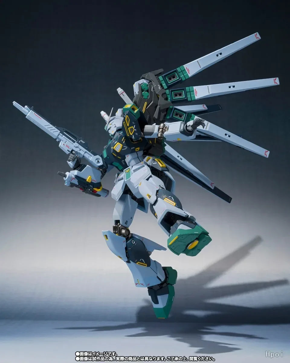 BANDAI Original METAL ROBOT SPIRITS (Ka Signature)＜SIDE MS＞ RX-94 MASS PRODUCED NU GUNDAM Mech Product Figure Toys Collectible