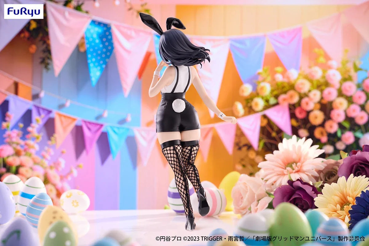 Original Genuine FuRyu Prepainted BiCute Bunnies Gridman Universe Takarada Rikka Easter Bunny Ver. Anime Character Figure Gift