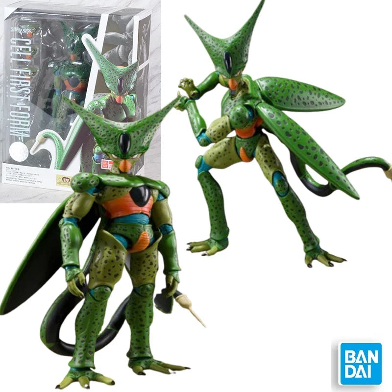 100% Original Bandai In Stock S H Figuarts Original Anime Dragon Ball Cell Action Figure Model Toy Gift DT