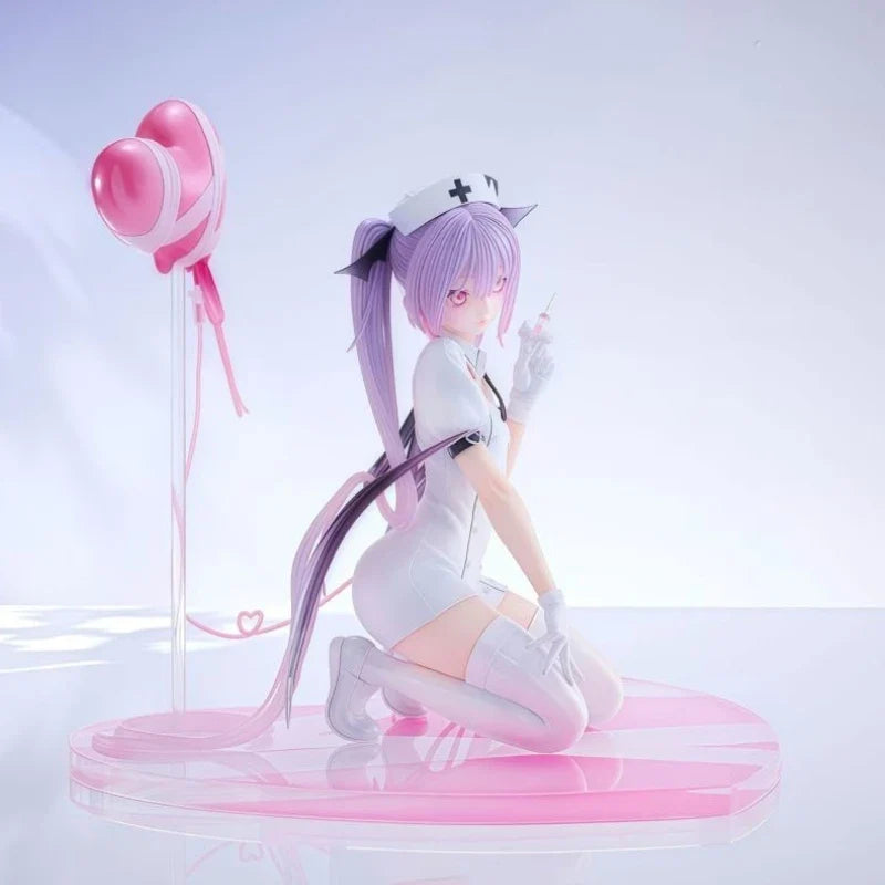 16cm Nurse Eve Anime Figure Cartoon Girl Model Statue for Desktop Decoration Collectible Ornament Ideal Gift for Fans
