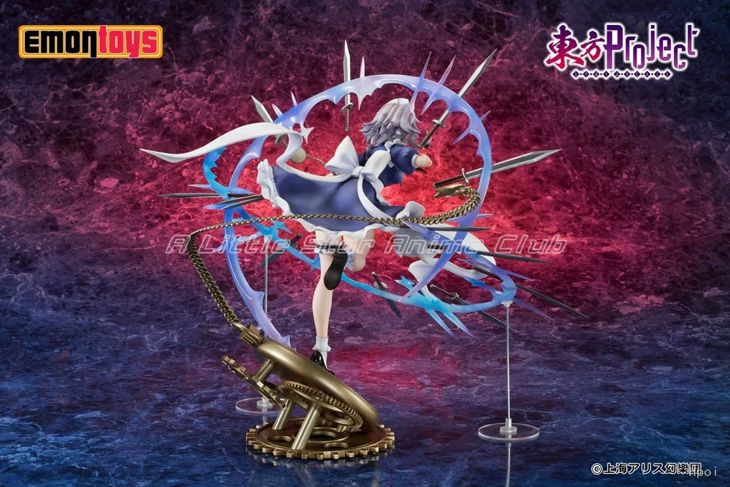 In Stock Original Emontoys Touhou Project Izayoi Sakuya 1/7 Gift Collection Model Anime Figure