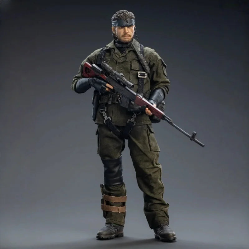 1/12 Scale Metal Gear Snake Action Figure - Viper Agent Kraken Studio Anime Model with Movable Joints for Collectors And Gifts