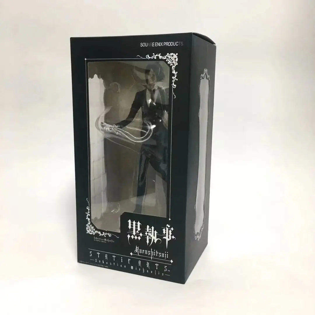 20CM Anime Black Butler Kuroshitsuji Sebastian Michaelis Figur 1/8 Animationsmodell Spielzeug Geschenk Sammlung Actionfigur PVC