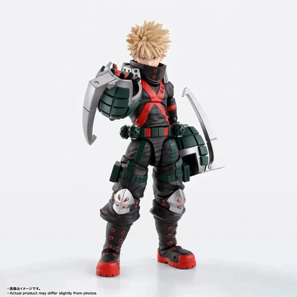 Original Bandai Genuine In Stock SHF Bakugou Katsuki My Hero Academia Anime Collection Action Figure Model Kit Gift for Boy girl