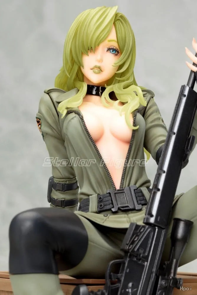 【SF】In Stock Original Kotobukiya BISHOUJO STATUE Metal Gear Solid Sniper Wolf 1/7 Scale Figures Collection Anime Gift