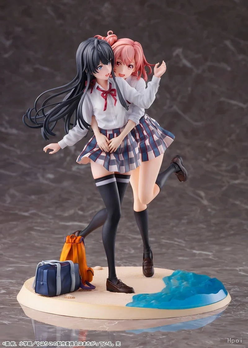 SSF Original:Kawaii girl Yukinoshita Yukino Yuigahama Yui 1/7 PVC Action Figure Anime Figure Model Toys Collection Doll Gift