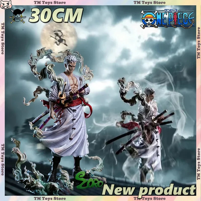 30CM Zoro ONE PIECE Anime Figures NIKA Roronoa Figurine Two Heads PVC Statue Collection Model Toys Christmas Gifts HOT-presale