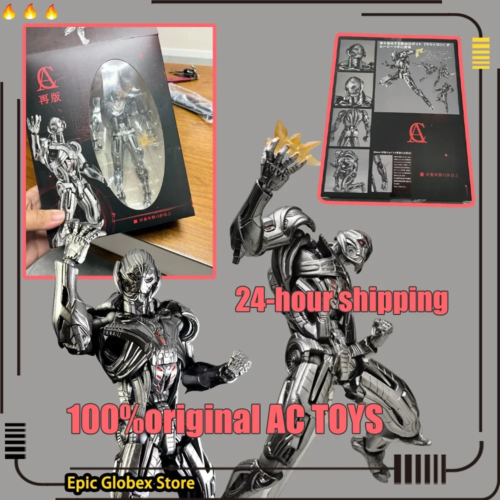 In Stock Original AC Factory Ultron AC Toys Ultron Action Figures Kaiyodo Amazing Yamaguchi Avengers Collection Model Gift Toys