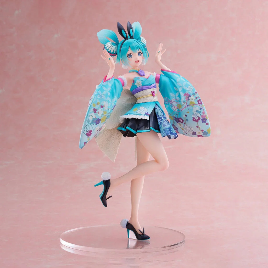 Original FuRyu F:Nex 1/7  Piapro Characters - Hatsune Miku Wa-Bunny Anime Action Figures Model Collectio Toy Gifts Toys