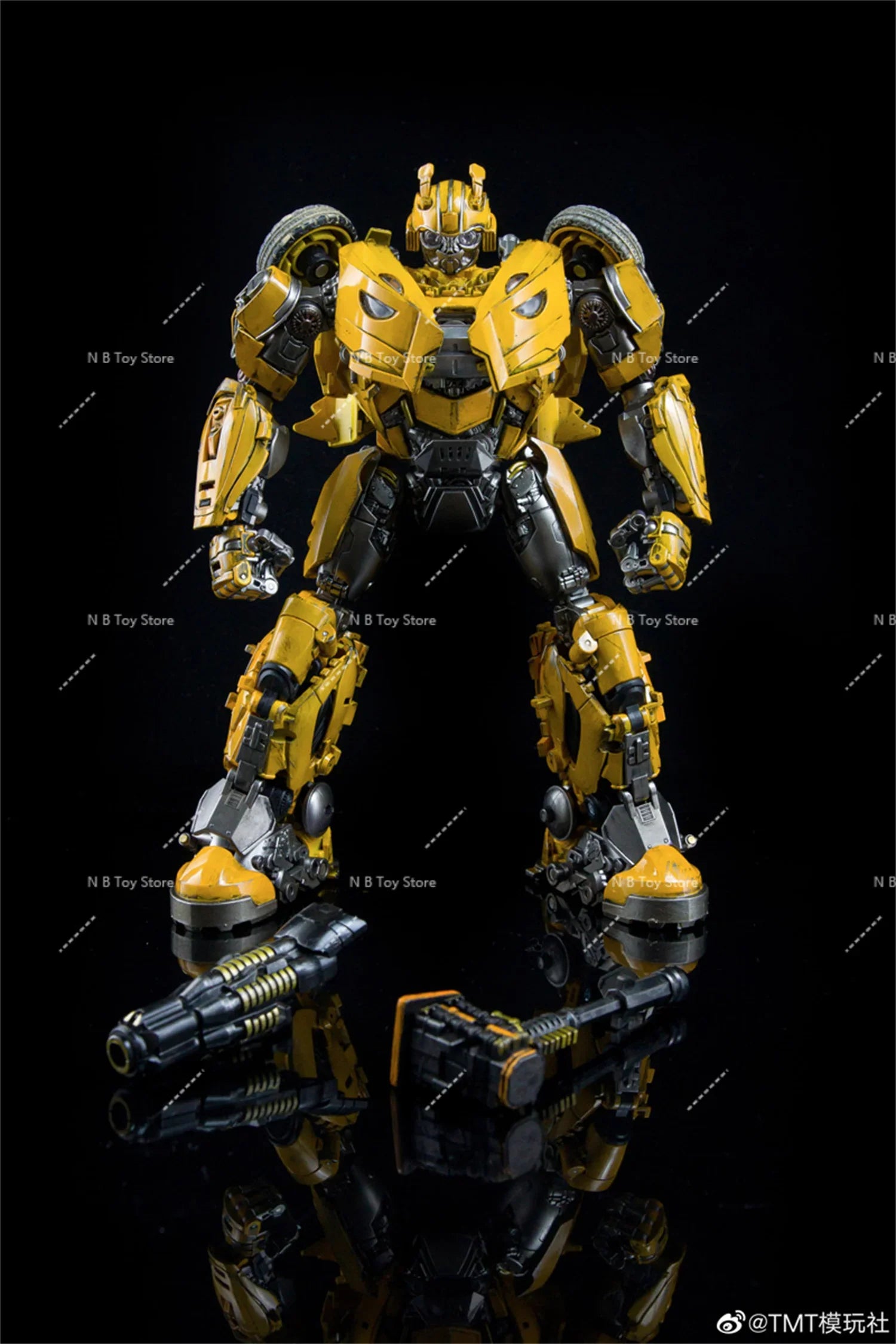 TMT Transformable Action Figure TMT-01, TMT01, Bee Battle Damage Coating, 3A Ratio, Robot Collect Gifts