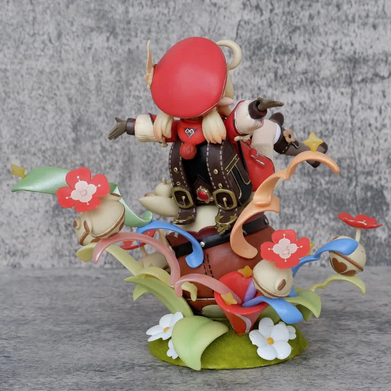 Genshin Impact Klee Hibana Knight Anime Figure 1/7 Scale Paimon Action Figure Klee Figurine Collection Model Doll Toys