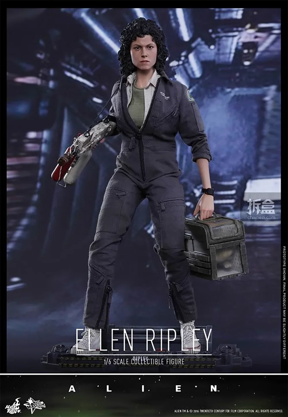 Original HotToys 1/6 MMS366 Xenomorph Ellen Ripley Action Figure Model Toys 12 inch Collection Scene Decoration Gift