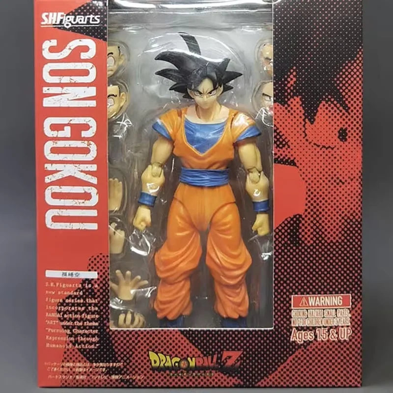 Dragon Ball Super Z Shf S.H.Figuarts Son Goku Mobile Handheld Kakarotto Model Simple Style Heroic Action Figuarts Dragon Ball Z