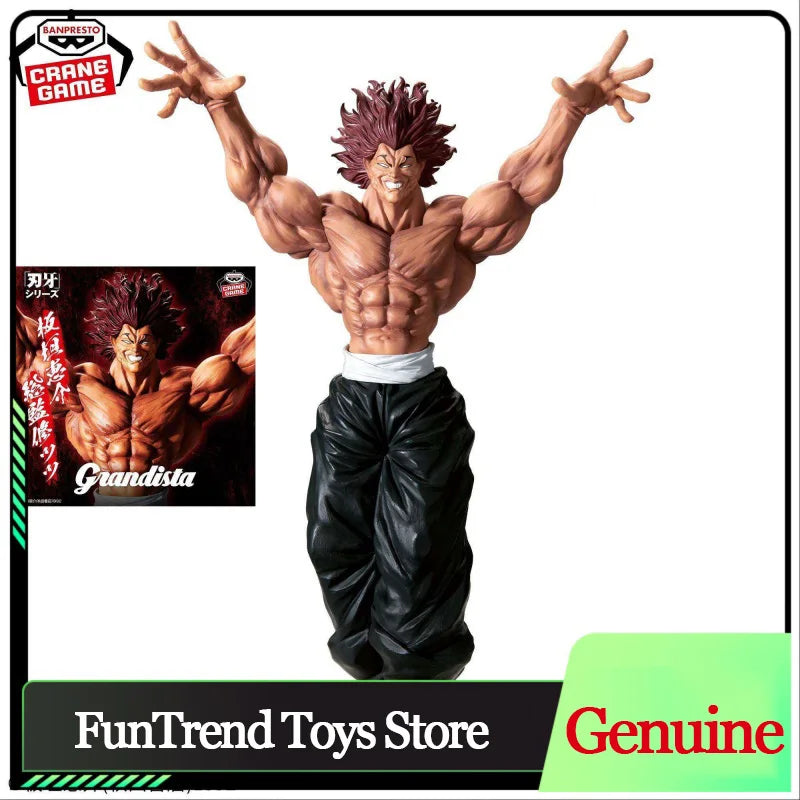 Original Bandai Anime Baki Grandista Serie Figur Modell Desktop-Ornament Hobby Sammlerstück Jungengeschenk