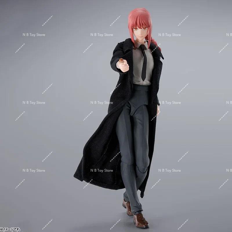 Bandai S.H.Figuarts SHF Chainsaw Man Makima Model Kit SHF PVC about 14.5cm Action Figures Model Toys Figurine Gift for Children