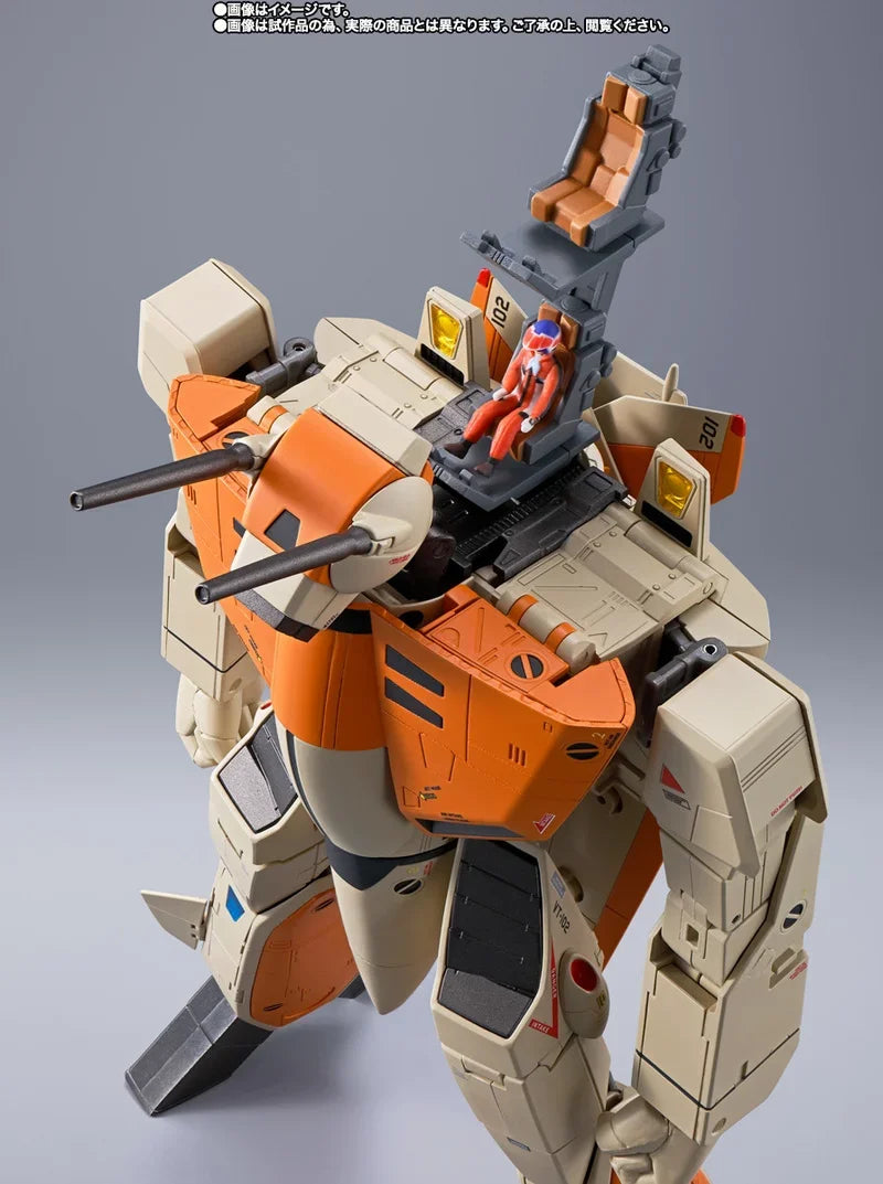 BANDAI DX Super Alloy Soul VF-1D U.N.Spacy Valkyrie Fan Racer Special Macross Series Action Figure Model Kids Assembly Toy Robot