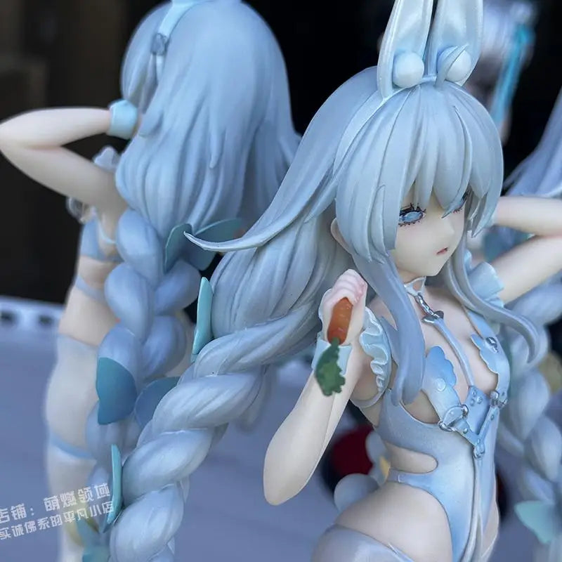 Azur Lane Loli Vichya "Lazy Bunny" Figure - White Bunny Girl Standing Pose Statue