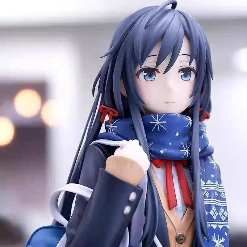 26cm My Teen Romantic Comedy Snafu Yukinoshita Yukino School Uniform Anime Figure Model Statue Collection Decoration Ornament