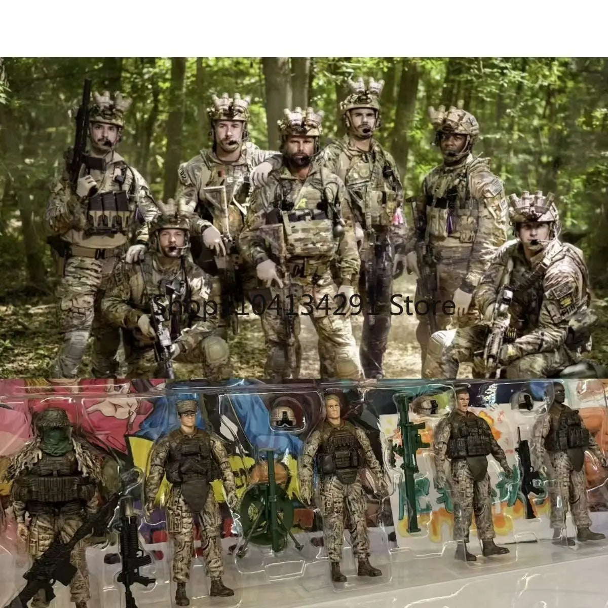 Original Bbi 3.75-inch Articulated Action Figure G.I. Joe 1:18 Military Action Figure Special Forces Vehicle Model Dark Source