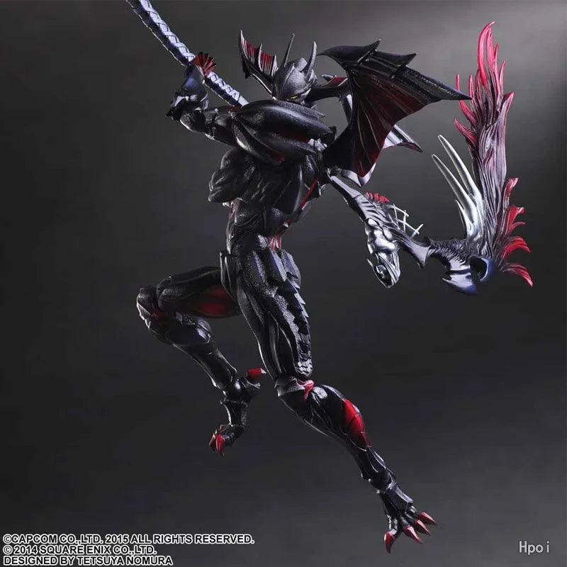 SQUARE ENIX Original PLAY ARTS Modified Finished Movable Doll Monster Hunter X Anime Action Figure Model Toys Gifts for Boys