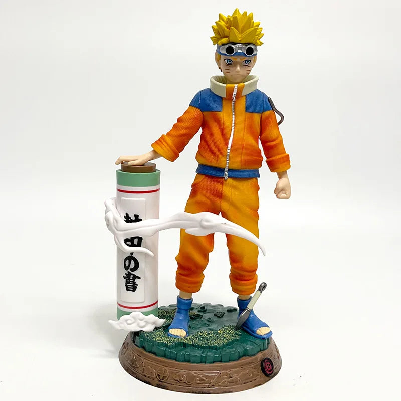 12CM Anime Naruto Uzumaki Sasuke Figure Vibration Stars Fighting Pose Model Toy Doll Aciton Figure PVC Ornament Collection