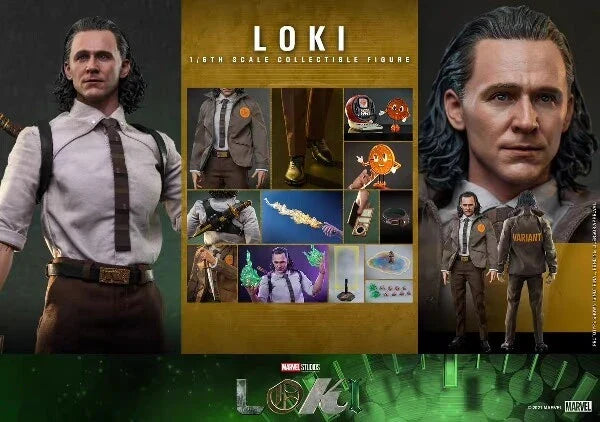 Marve 1/6 Scale Loki TVA Uniform Collectible Action Figure Marvel Studios Tom Hiddleston TMS061 Model For Adult Collectors