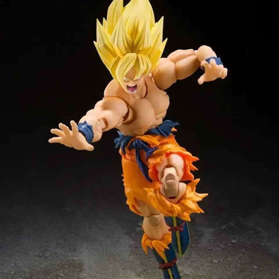 Bandai Shf Dragon Ball The First Version of The Legendary Super Saiyan 3.0 of Sun Wukong Can Be Done By Hand