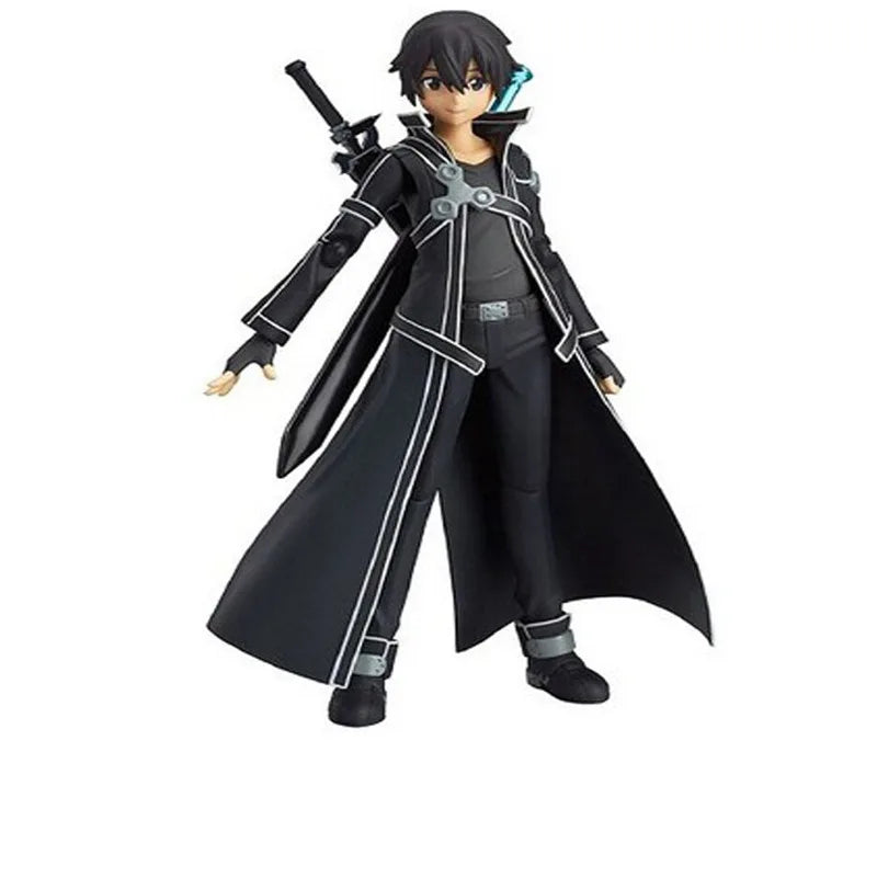 15CM Anime Sword Art Online Figure #174 Kirito Standing Anime Model Toy Gift Collection Decorative Ornament PVC
