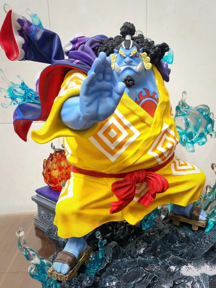 32cm One Piece Anime Figure Jimbei Oka Shichibukai Gk Pvc Action Figure Collectible Bifthday For Gifts Pvc Model Figurine