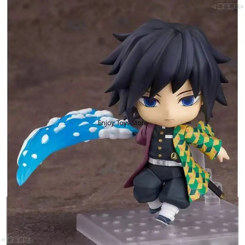 In Stock GSC Clay Man 1408 Demon Slayer: Blade of Demon Slayer Water Pillar Tomooka Yoshiyuki Q Version Can Be Done By Hand