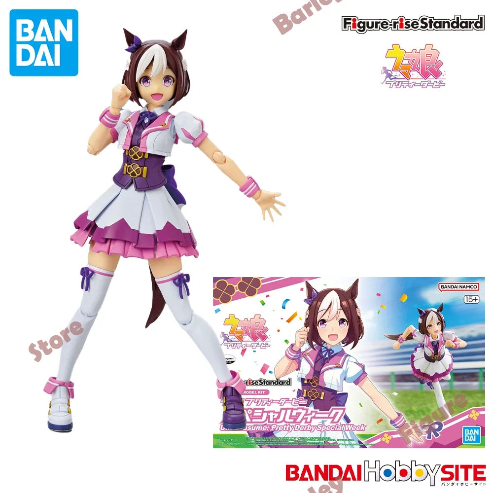 Original Genuine BANDAI Uma Musume Pretty Derby Figure-rise Standard FRS Tokai Teio Special Week Silence Suzuka Action Figure