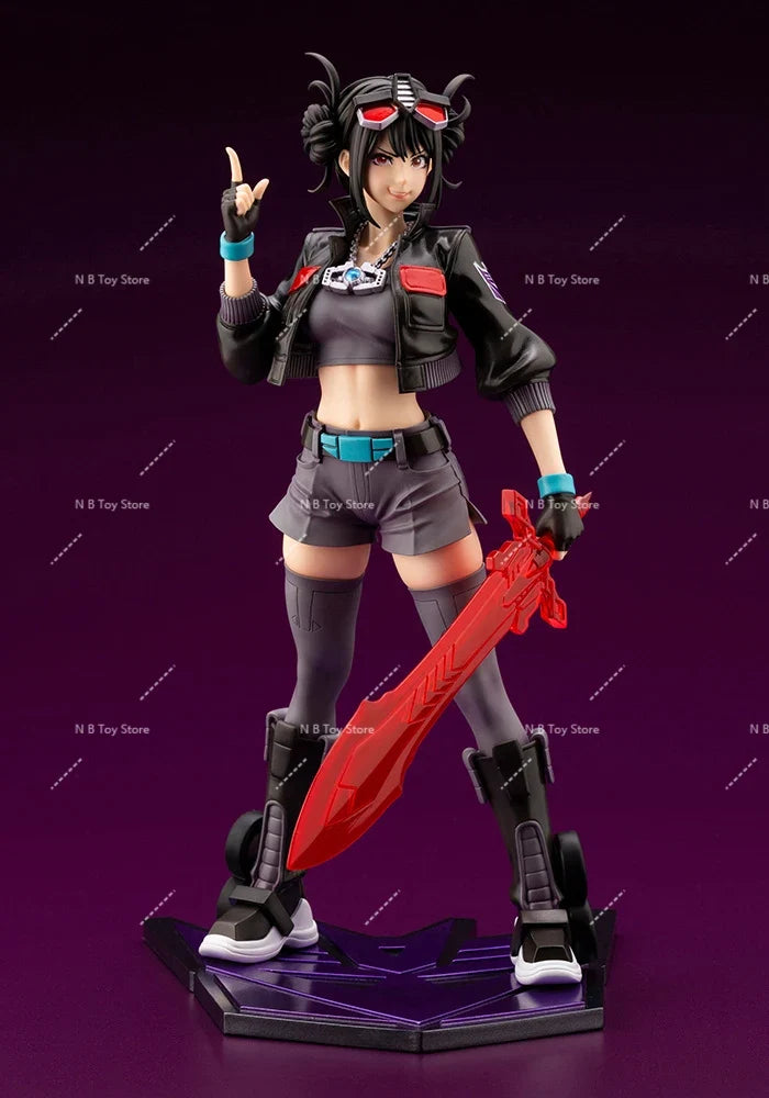 Original Kotobukiya Bishoujo Dark Optimus Prime Anime Figure PVC 23.5CM Collectible Model Satuette Ornament Gift