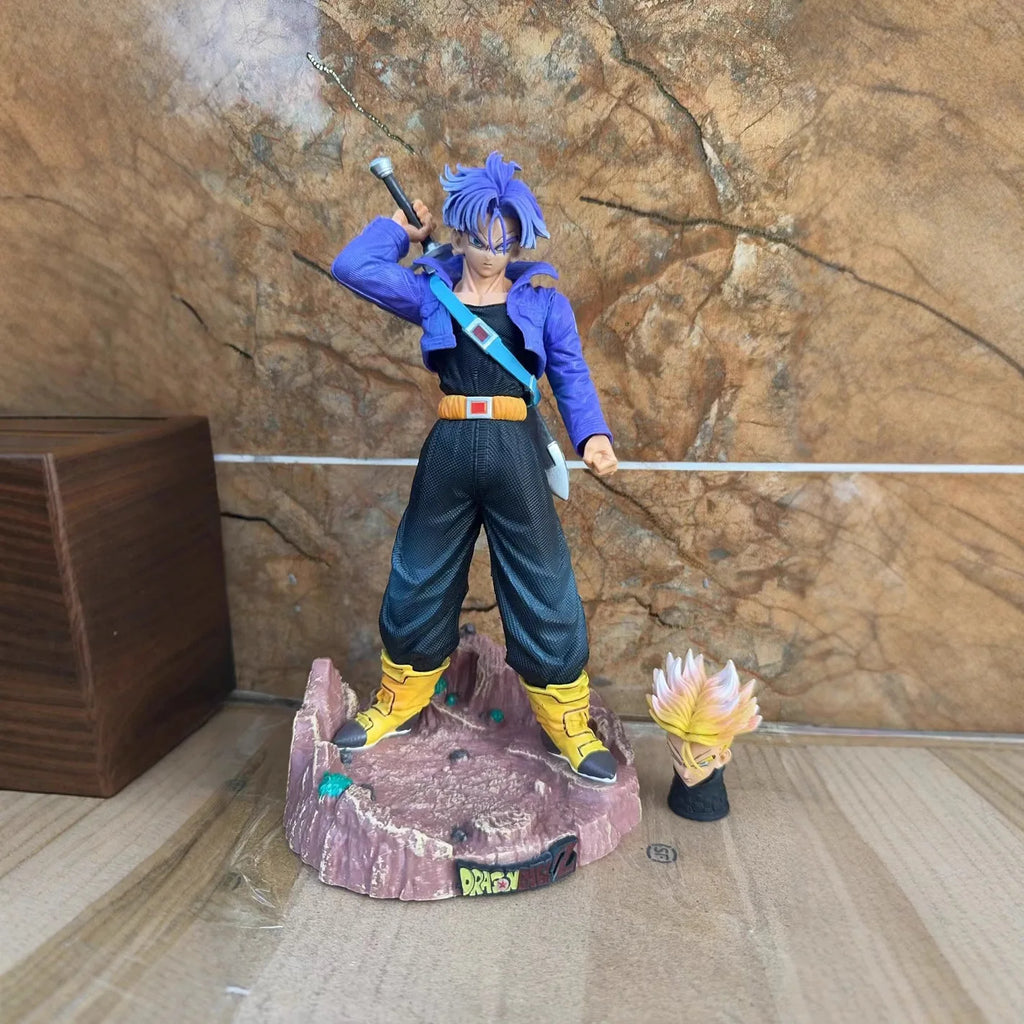 Dragon Ball Trunks Future New 50cmWarrior Action Figure Pvc Anime Model Desktop Decoration Collections Festival Giofts Toys Kid