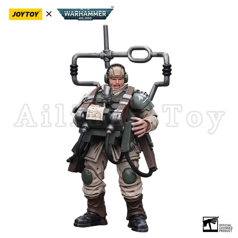 JOYTOY 1/18 Action Figure 40K Cadian Command Squad Anime Military Model Toy