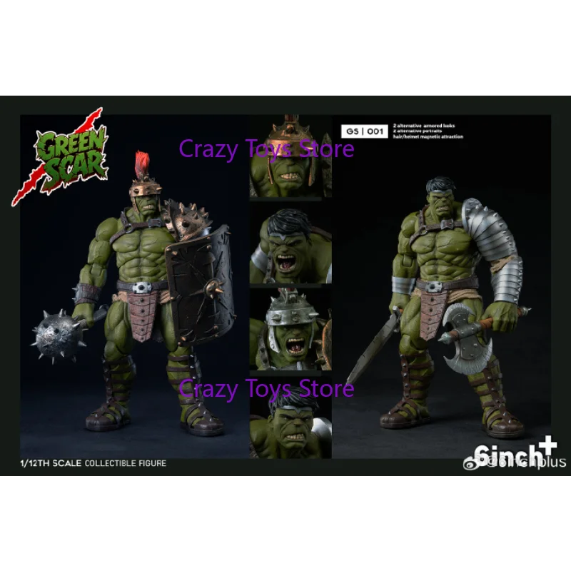 In Stock Original Hulk Hulk 1/12 Giant Body Action Figure Toys and Gift Collection Fans' Hobbies