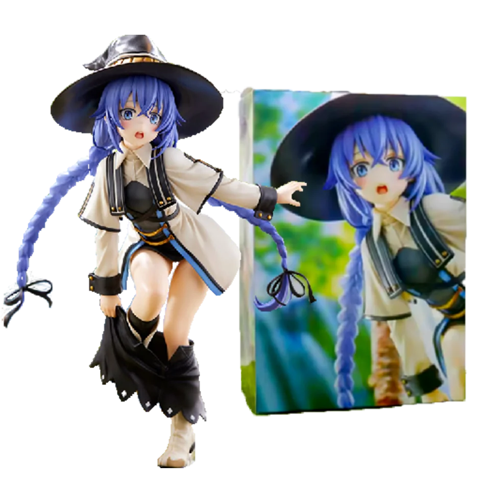 25cm Magician Roxy Migurdia Action Figure Mushoku Tensei：Jobless Reincarnation Anime Figure PVC Adult Collection Model Doll Toy