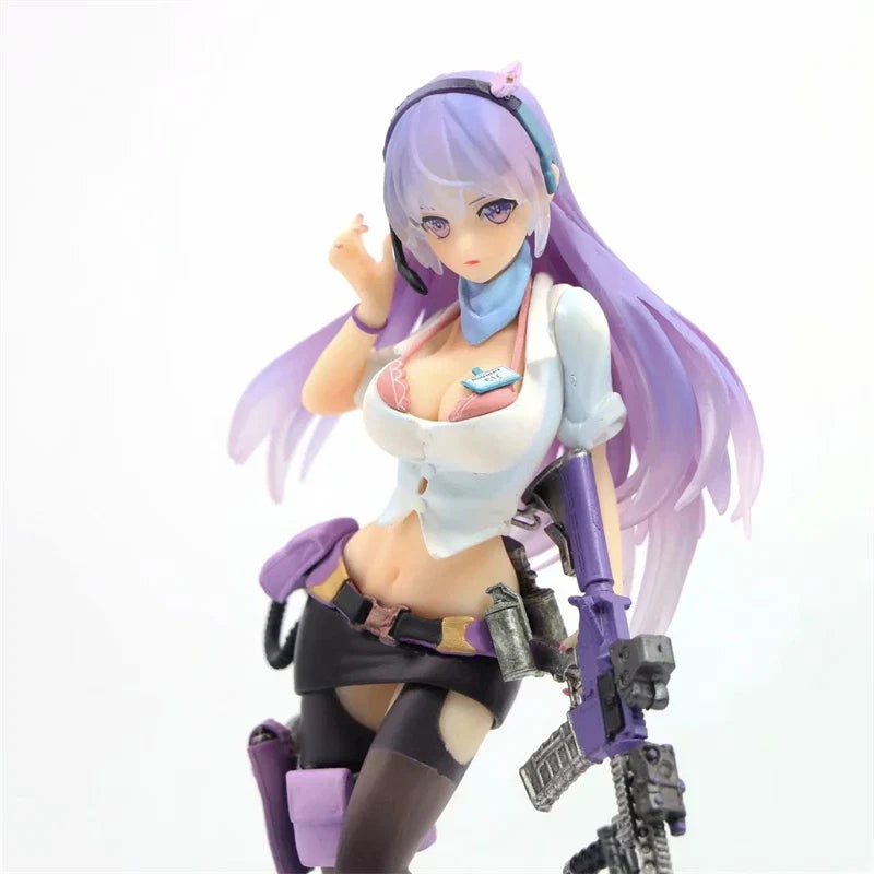22CM Anime After-School Battlefield Figures Arena First Shot: All-Rounder ELF Figurine PVC Statue Model Doll Decoration Gifts