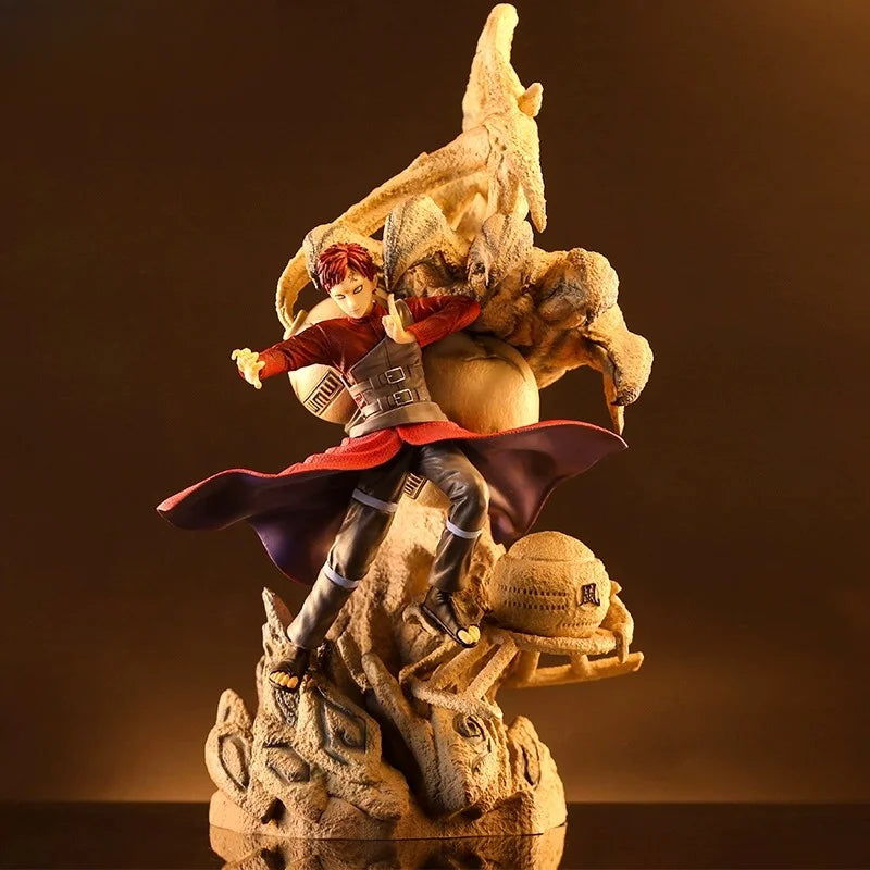 45cm NARUTO Gaara Animation Peripherals Model Jinchuriki Sandstorm Shukaku Figure Decoration Festival Craft Gift Toy Collection