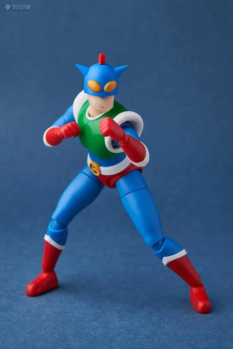 GT Saint Model Original Crayon Shin Chan Mobile Finished Product Series Dynamic Superman Anime Action Figure Model Toys