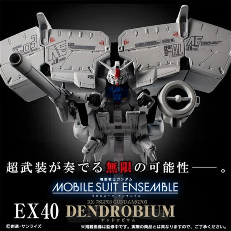 In Stock Bandai Gundam MOBILE SUIT ENSEMBLE EX40 41 Figure AMX-002 Neue Ziel RX-78GP03 Dendrobium Action Toy Figure Xmas Gift