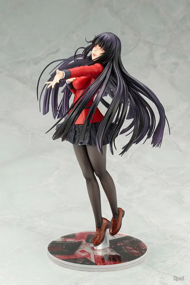 Original in Stock KOTOBUKIYA ARTFX J The Abyss of Gambling Jabami Yumeko 1/7 Figures Model Toys Gifts Collection Ornaments