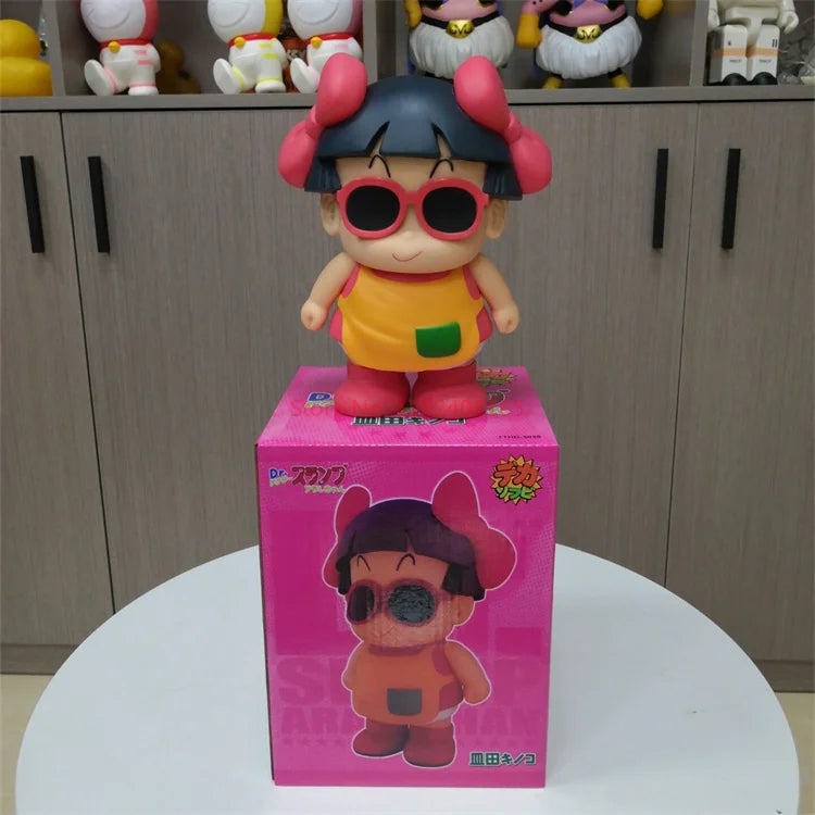 16cm Arale Anime Figure Special Edition Dr Slump Cartoon Stupid Superman Little Child Kawaii Statue Doll Decoration Kid Toy Gift